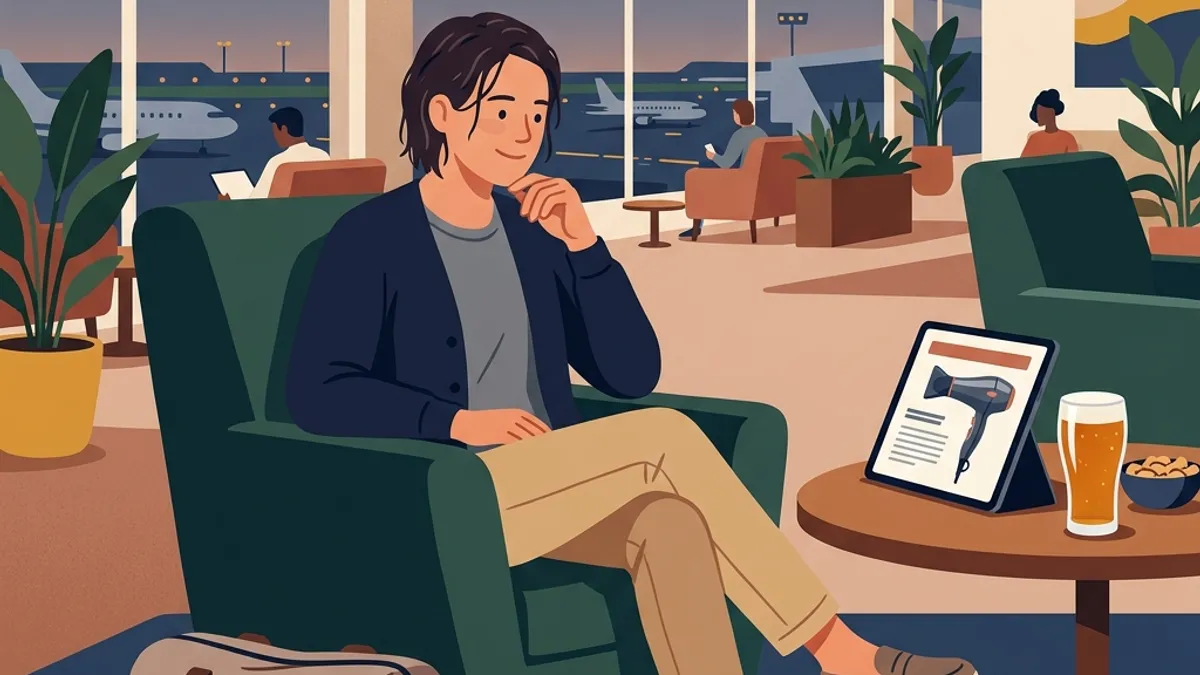 ANAスイートラウンジにダイソンのトラベル版ドライヤー設置 ― 使う機会はなさそうだけど、ニュースとしては面白い