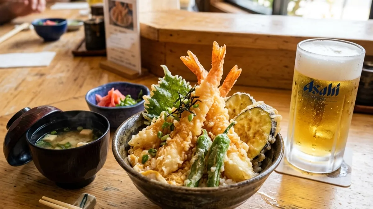 ワイキキの京風天ぷら『Tempura Kiki(テンプラ キキ)』が気になる ― 海老天玉子丼$14.95、ハワイで和食を選ばない私たちの距離感