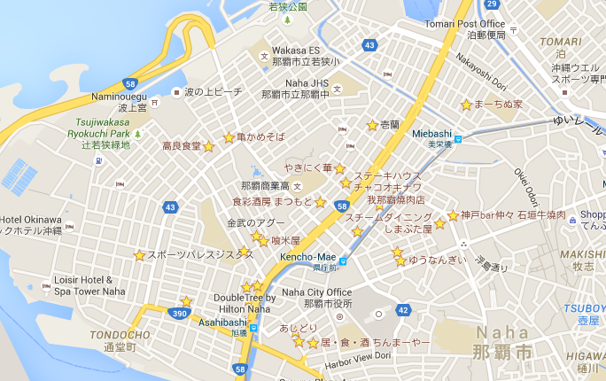 旭橋駅周辺のお気に入りマップ