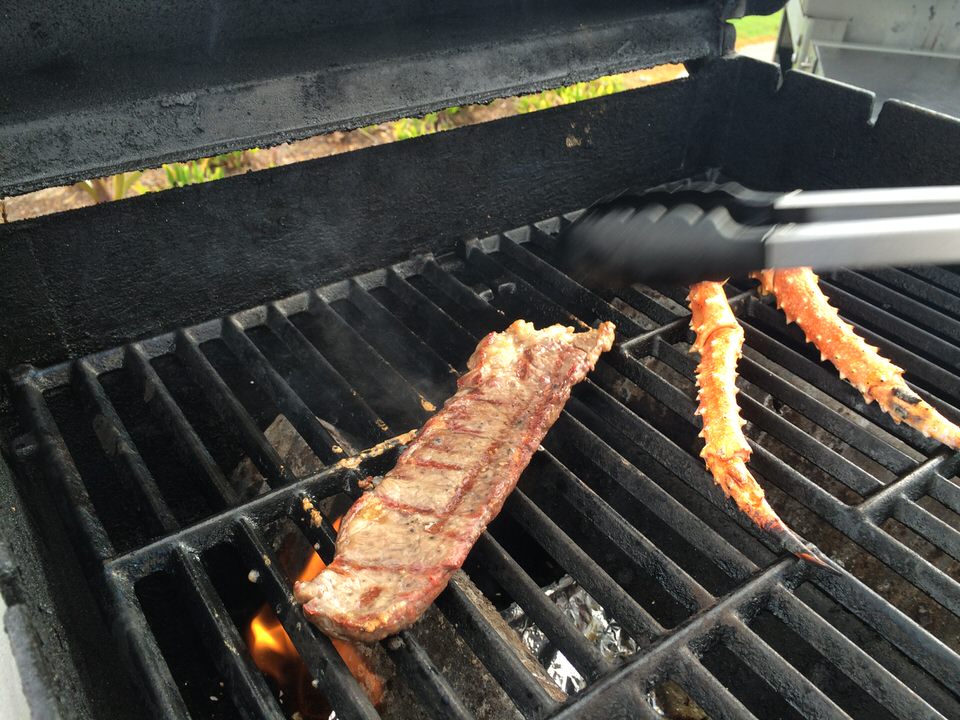 スカートステーキは薄めですぐに焼けます