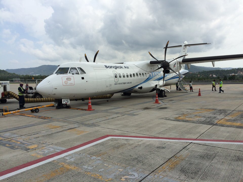 プーケットまで乗った飛行機