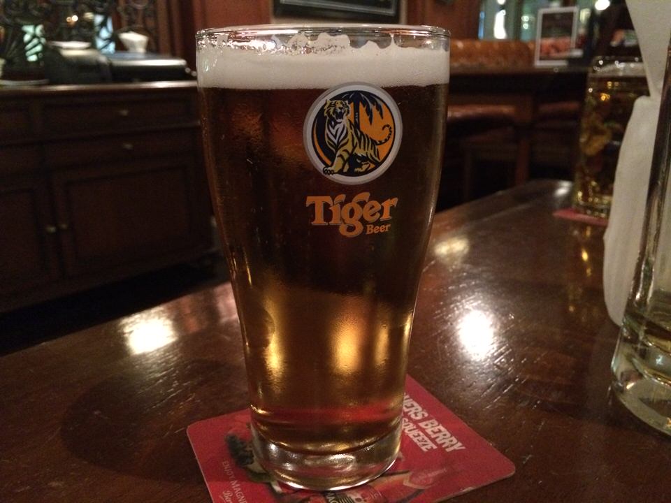 2杯目はTiger (170THB)