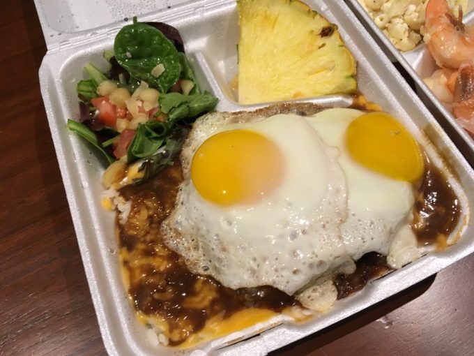 ロコモコオハナのチーズロコモコ 13ドル