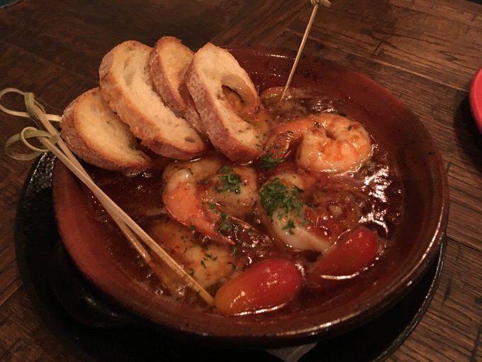 Shrimp & Tomato Chilijo エビとトマトのチリージョ 8.5ドル