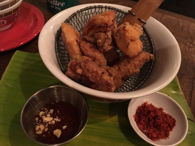 Thai crispy chicken タイ風クリスピーチキン 8ドル
