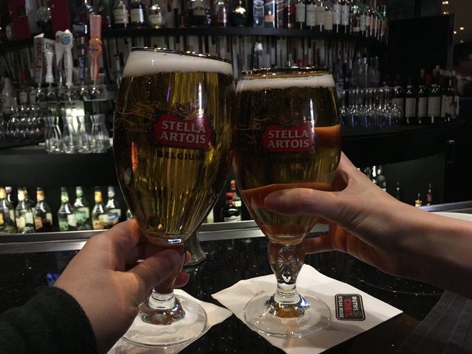 STELLA ARTOISで乾杯!