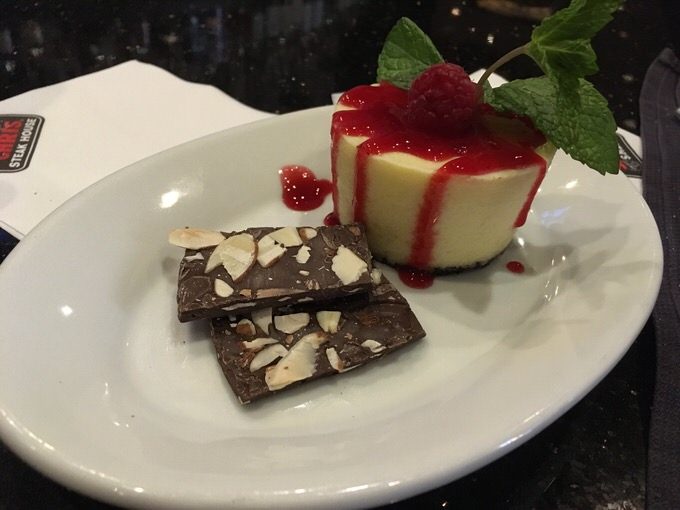 コースのデザート