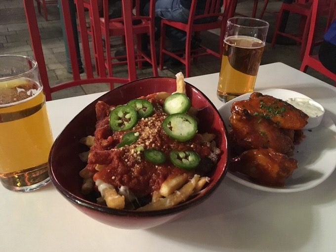 ピザの前に注文したおつまみ達