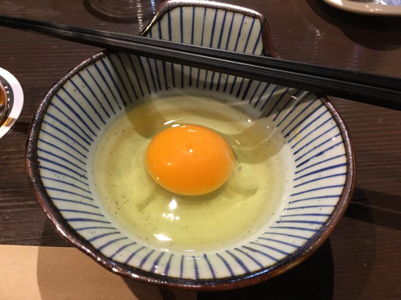 しゃぶしゃぶ用の生卵