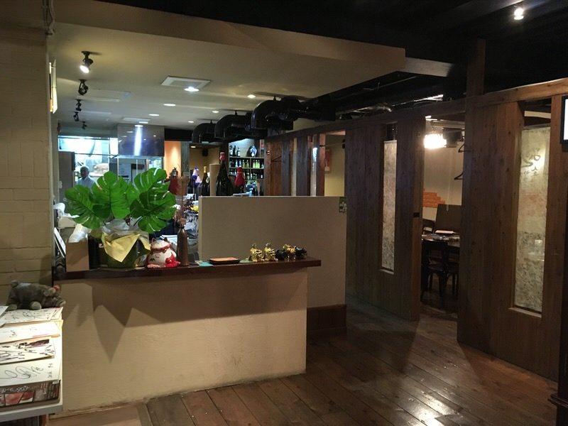 みるく 店内の様子 入り口付近