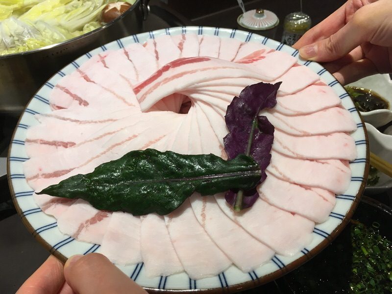 ボリューム満点のあぐー豚!