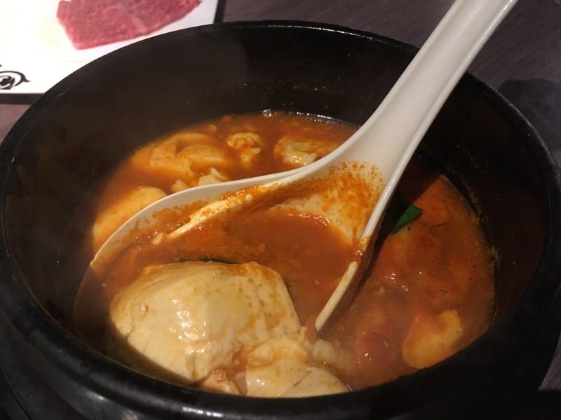 島豆腐のスンドゥブチゲ