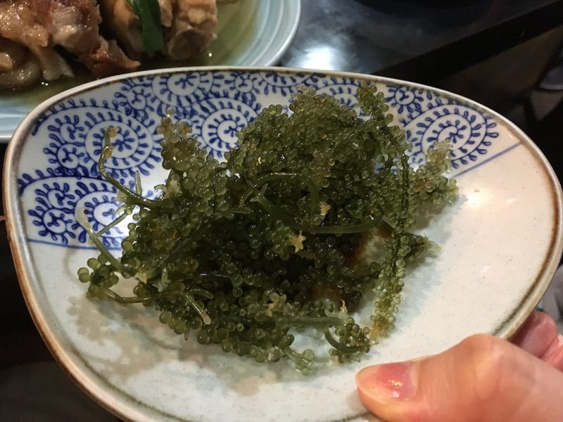 お惣菜には海ぶどうも!