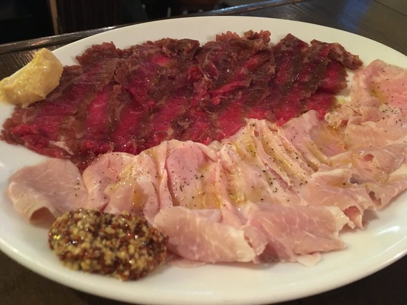 自家製 県産ハム 二種盛り合せ 1100円