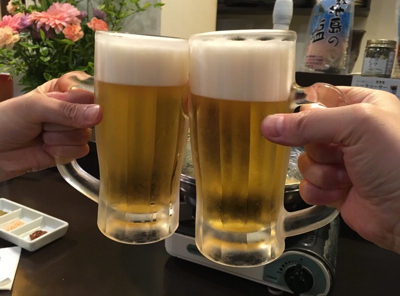 オリオン生ビールで乾杯！