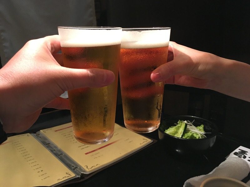 サントリープレミアム生 650円で乾杯！