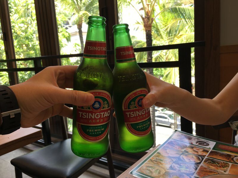 青島ビール 7.75ドルで乾杯!