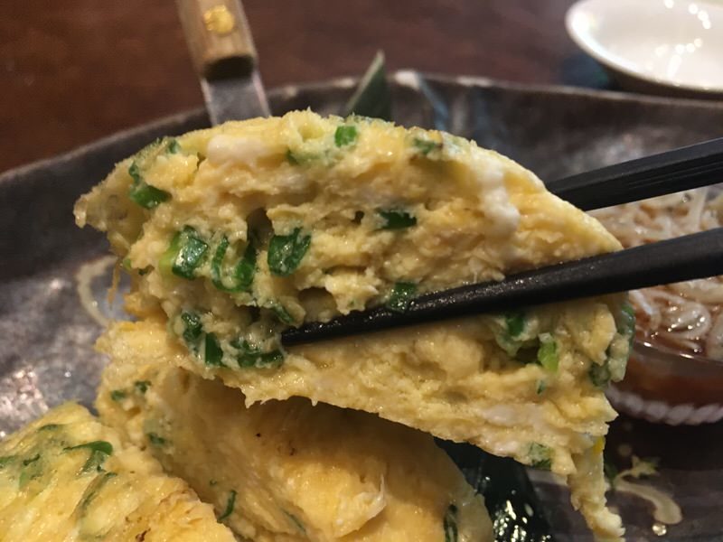 ネギがたっぷりはいっただし巻き玉子