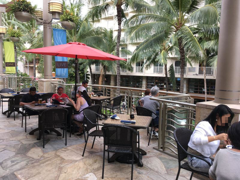 カイワのラナイ席