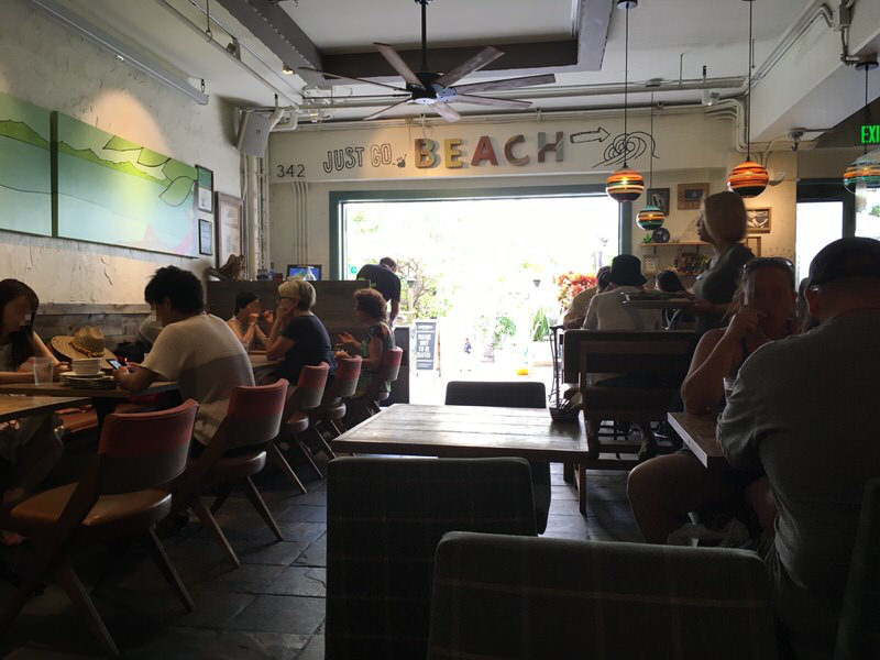 テーブルからの景色