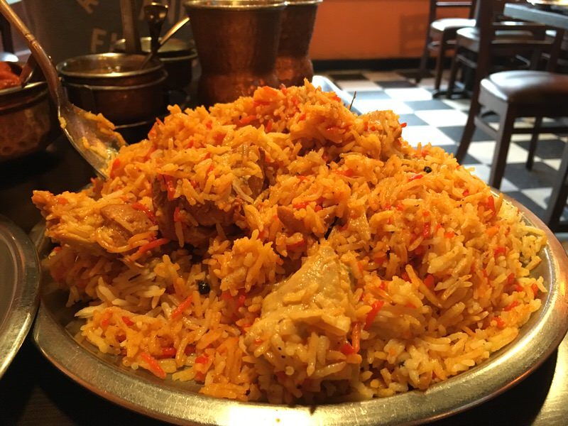 64. CHICKEN BIRYANI 17.99ドル