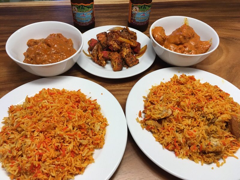 翌日お皿に広げた昨日の残り物