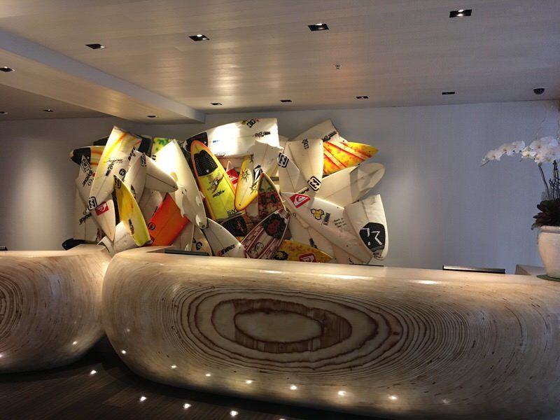 ザ・モダン・ホノルルのおしゃれな受付