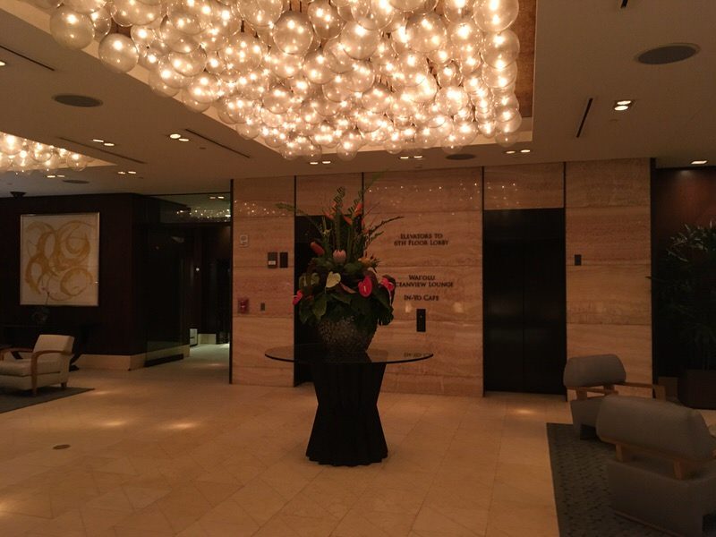 ワイオル・オーシャンビュー・ラウンジがあるトランプワイキキ1階