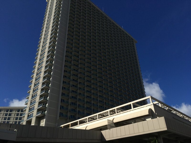 シグネチャーのあるアラモアナホテル