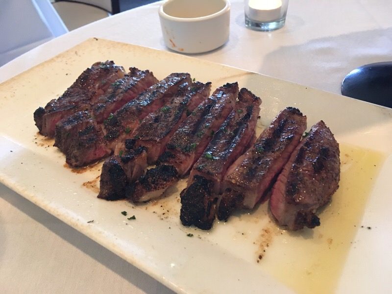 シグニチャーププステーキ (プライムリブアイ) 25ドル