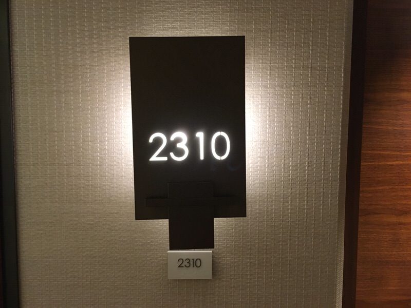 今回滞在した2310号室