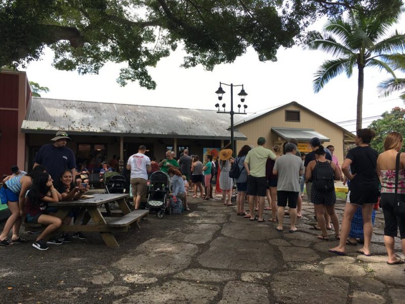 大行列のマツモトシェイブアイス