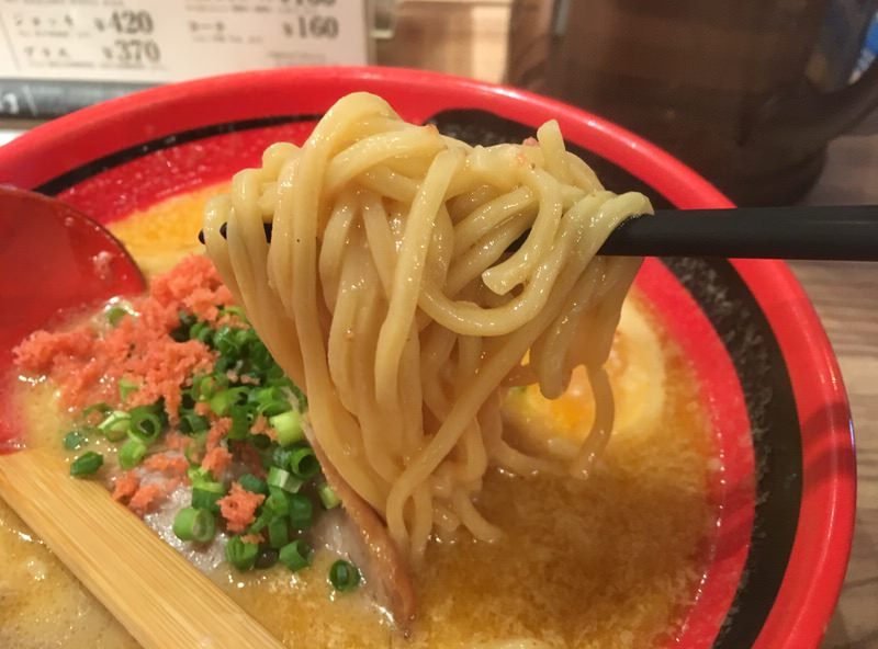 一幻の太麺の麺