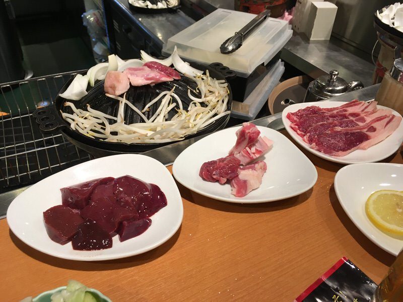 最初に注文したお肉たち