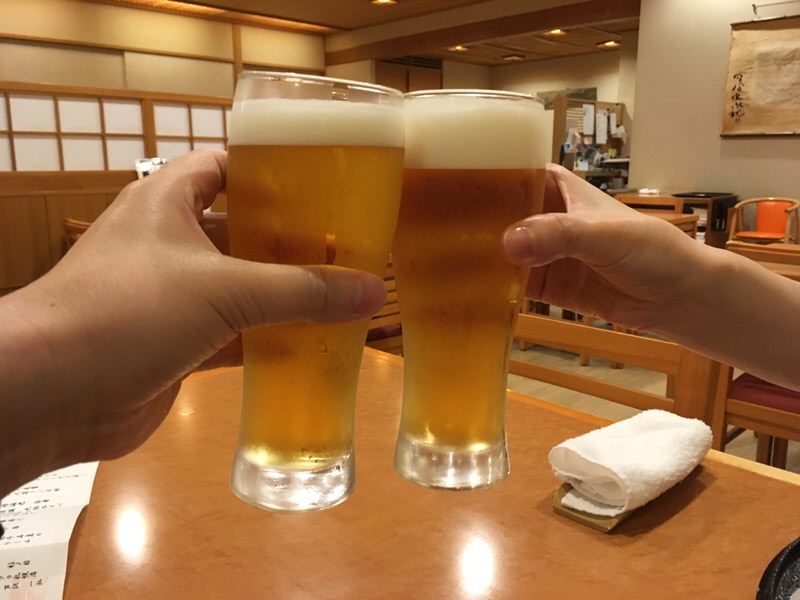 生ビール 756円で乾杯！