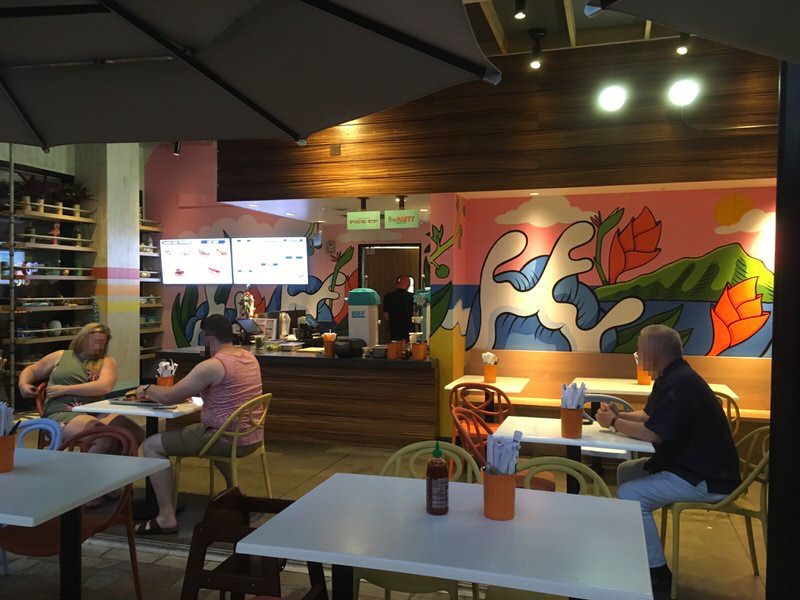 バーガーハレのお店の様子