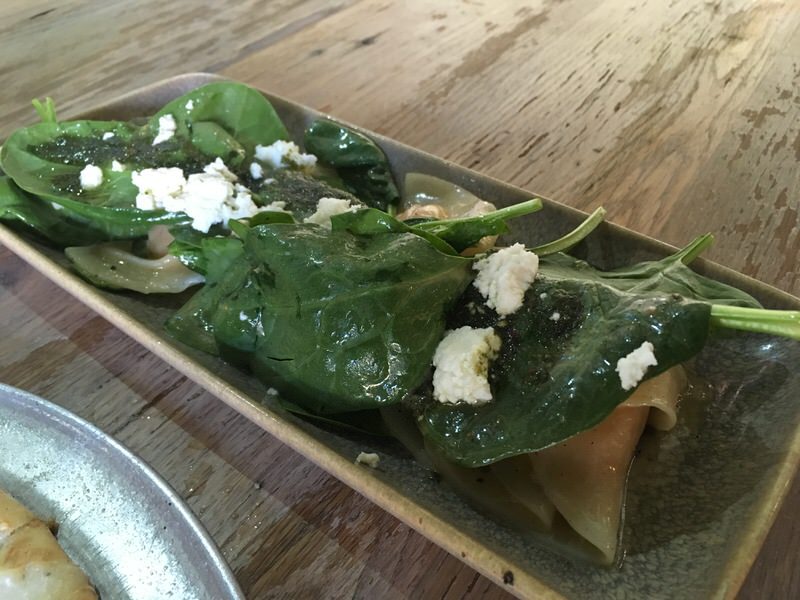 半額のRoasted Squash Ravioli 7.5ドル