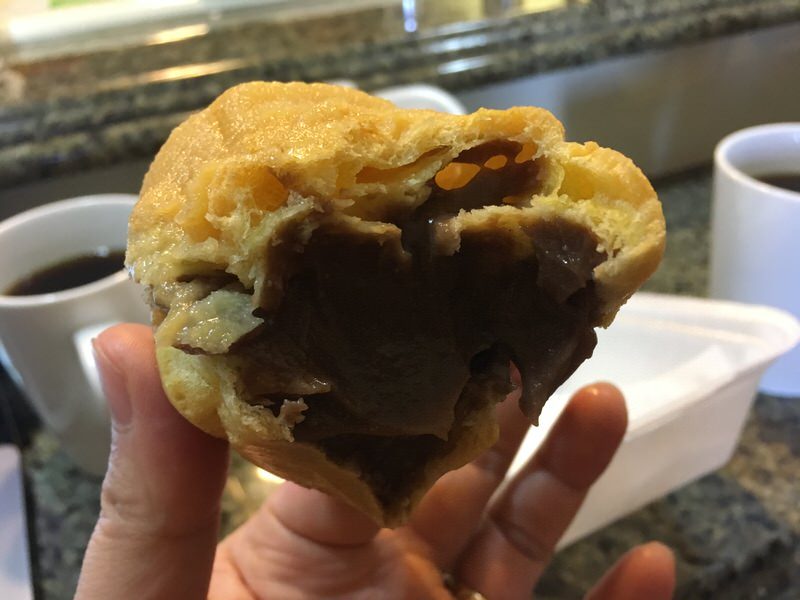 ココパフの中身はココアクリーム