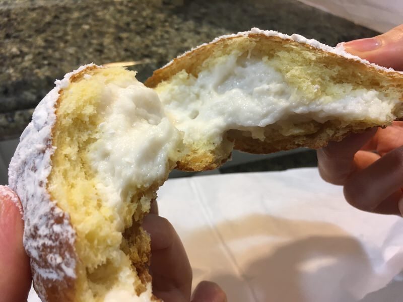 ハウピアクリームがたっぷり