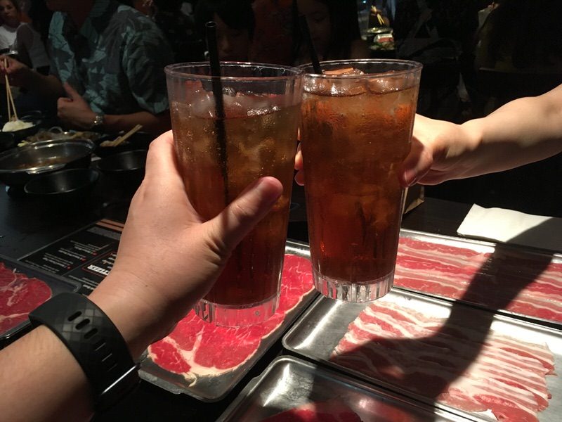 アイスティーで乾杯!