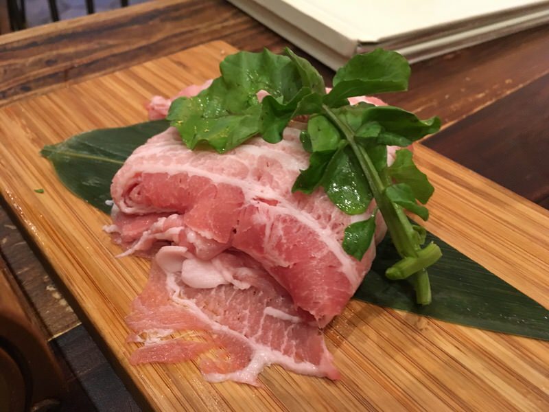 美人鍋用の豚バラ (Pork Belly)