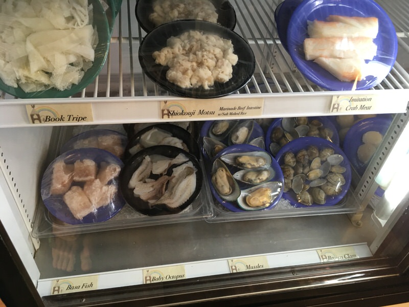 スイートホームカフェの具材 魚介類