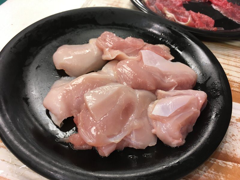 追加した鶏肉6ドル