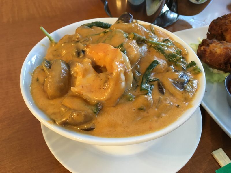 26. Panang Curry with Shrimp 14.95ドル