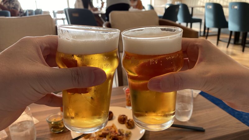 オリオンビールで乾杯！