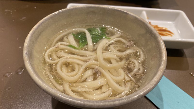 完成したじゃが麺