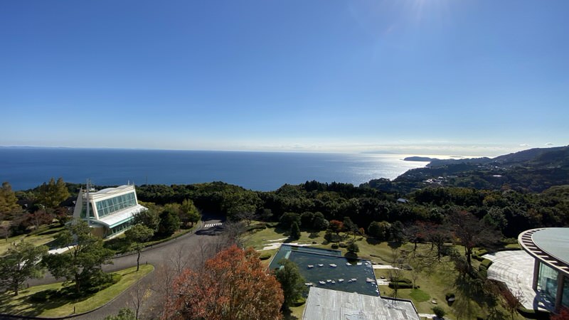 相模湾を一望できるお部屋からの景色