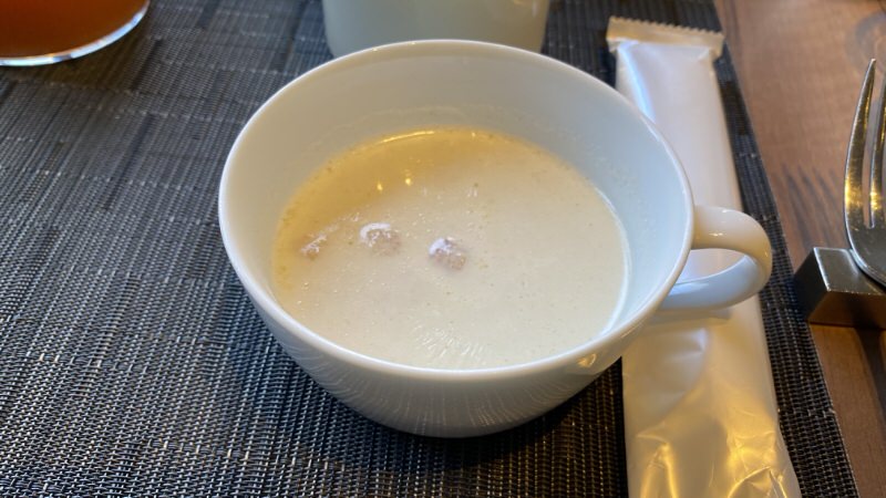 洋食セットのスープ