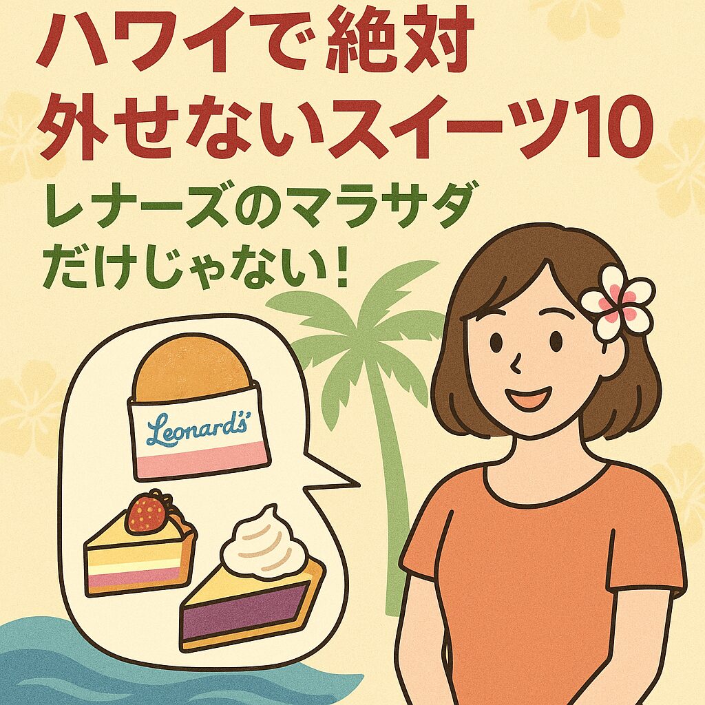 ハワイで絶対外せないスイーツ10選