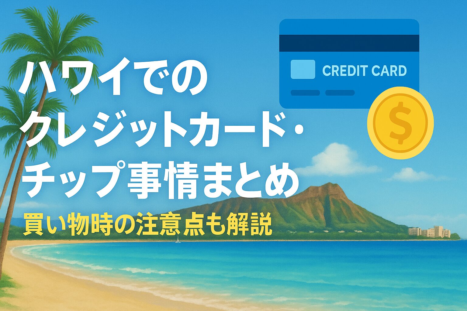 ハワイでのクレジットカード・チップ事情まとめ｜買い物時の注意点も解説